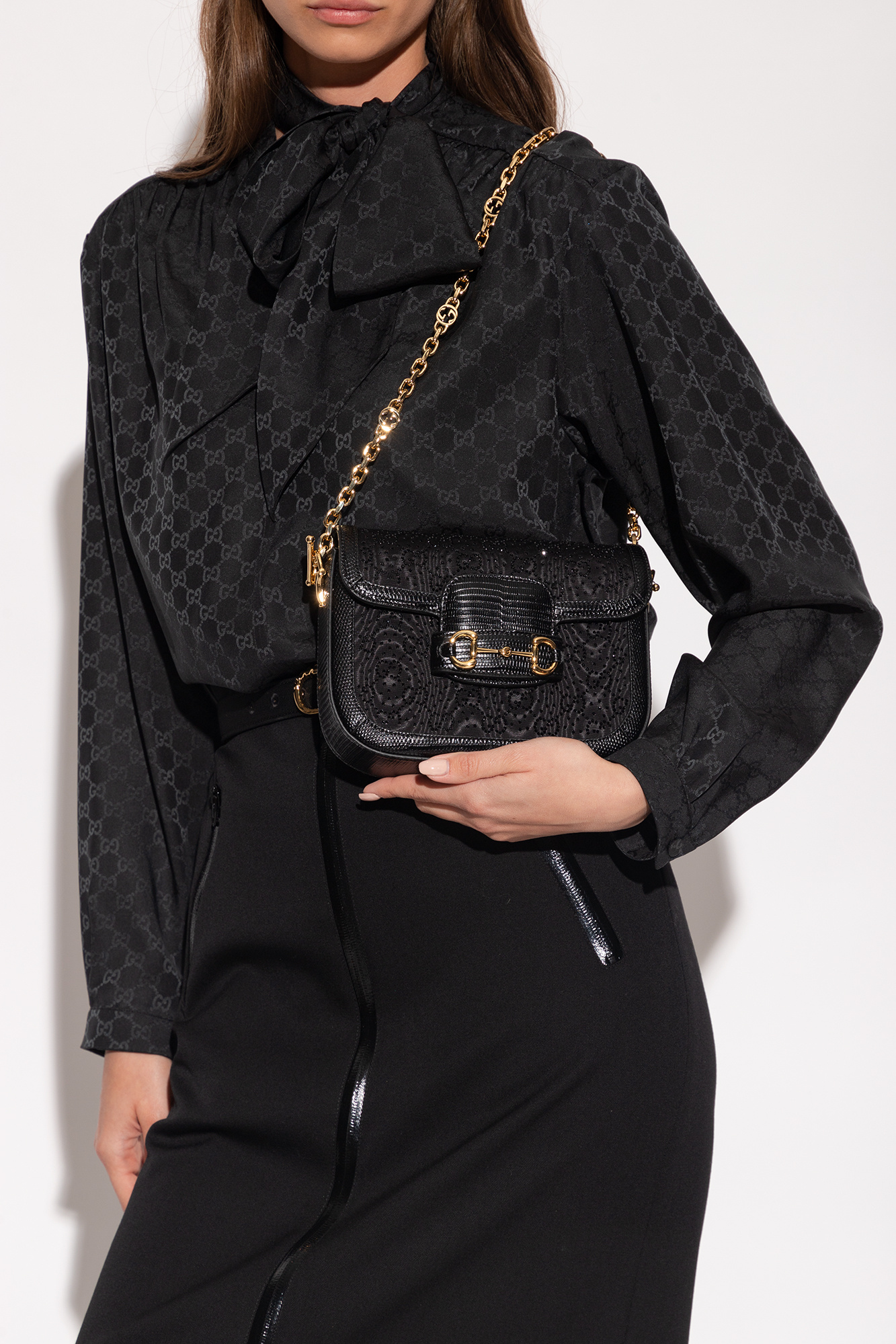 Black '1955 Horsebit Mini' shoulder bag Gucci - Vitkac Canada